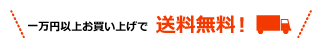 一万円以上お買い上げで送料無料